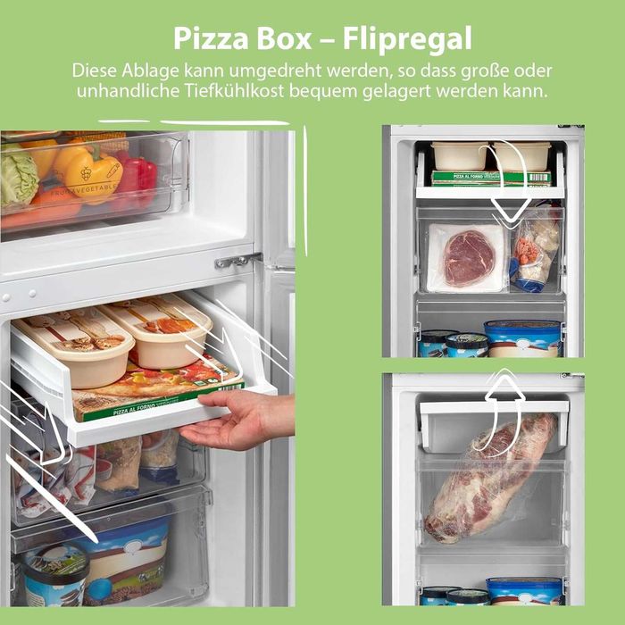 Хладилник с фризер COMFEE RCB169DS3 150см.