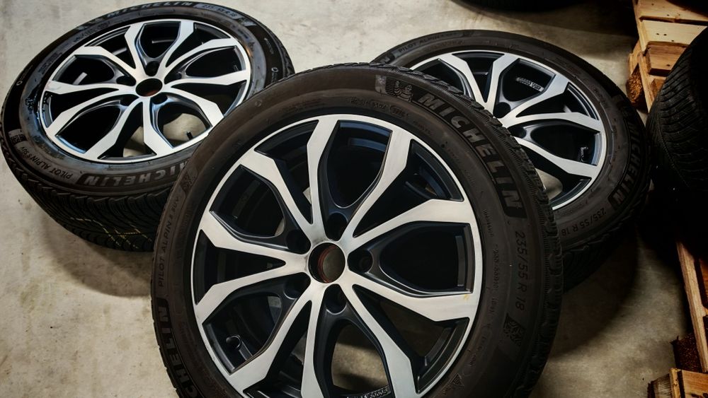 Jante Skoda Kodiaq  235 55 R18 cu anvelope de iarna