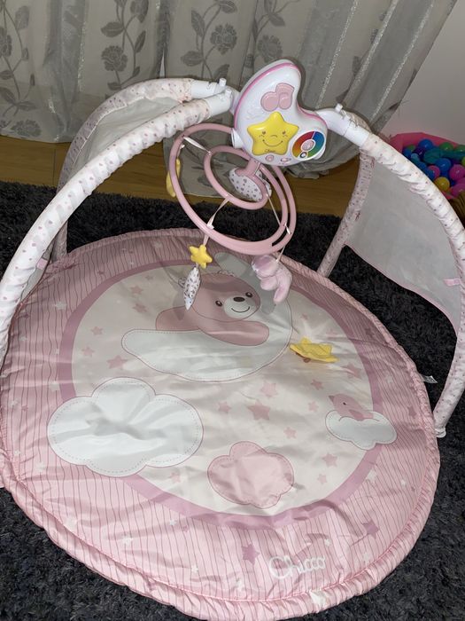 Aparat abur, scaun de masă si saltea de joacă