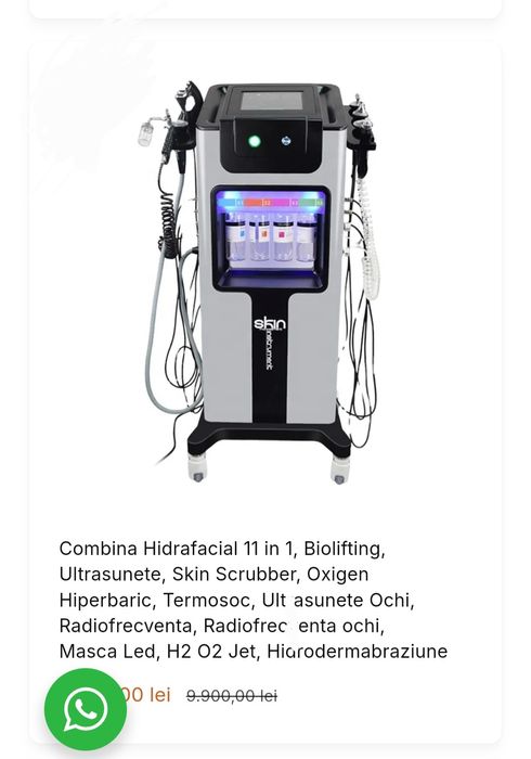 Nouă! Sigilată! Combina Hidrafacial 11 in 1