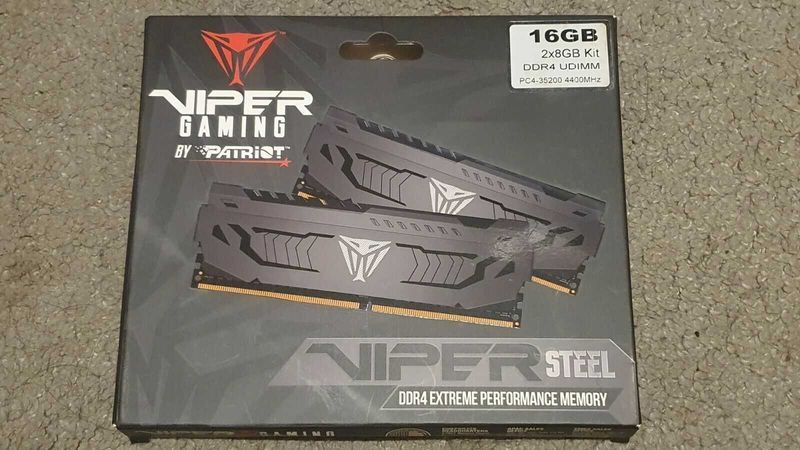 RAM Patriot Viper Steel 16GB (2x8GB) DDR4 4400MHz PVS416G440C9K