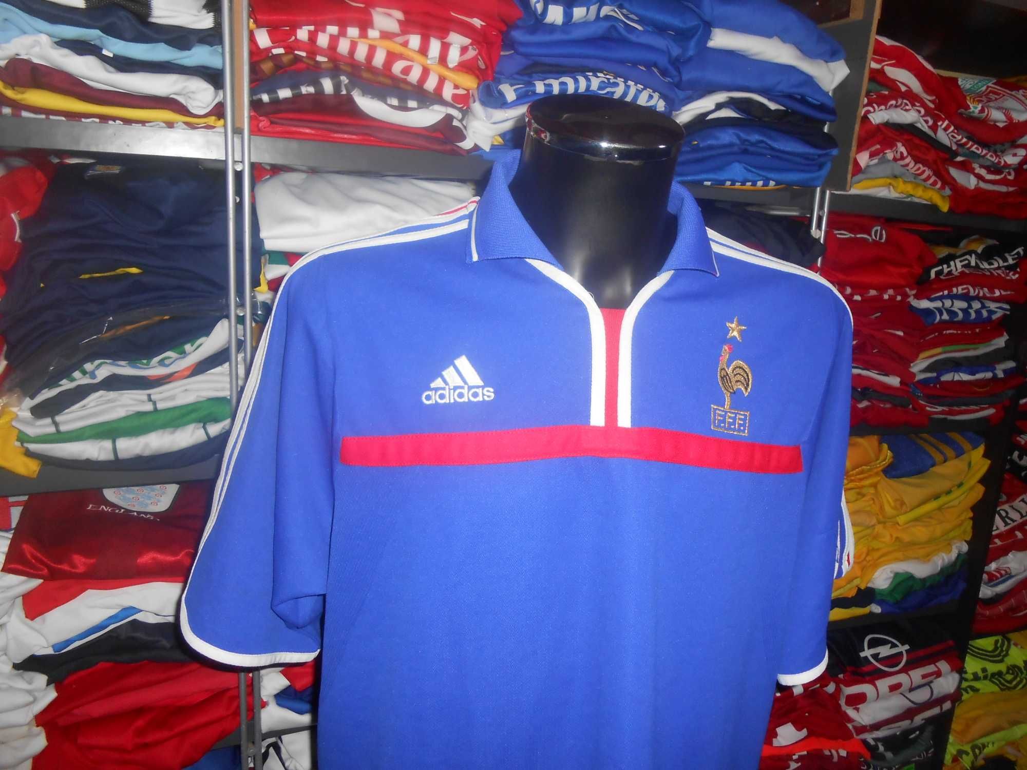 tricou franta france les bleus adidas  marimea 2XL de colectie