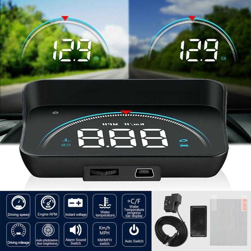 Чувствительный Дисплей LED  HUD OBD2 Проектор  Модель M8