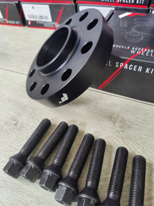 Distantieri 2.5cm/25mm BMW 5x120 distantiere + prezoane lungi incluse