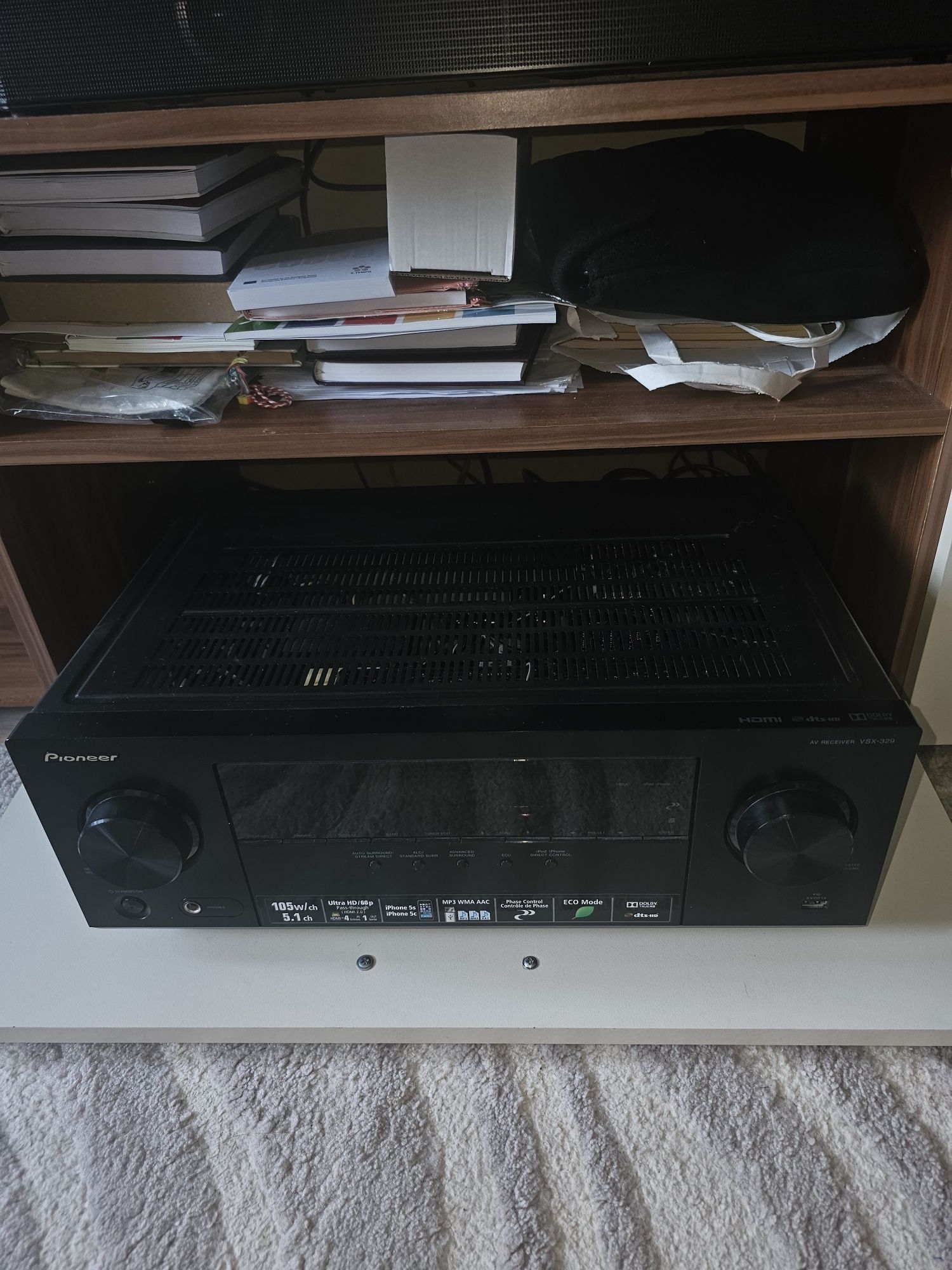 Receiver  pioneer VSX-329 -К+ две колони.