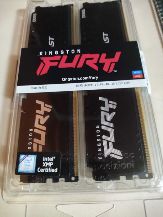 Memorie Kingston FURY Beast 16GB DDR5 5600MHz CL40 Dual Channel Kit