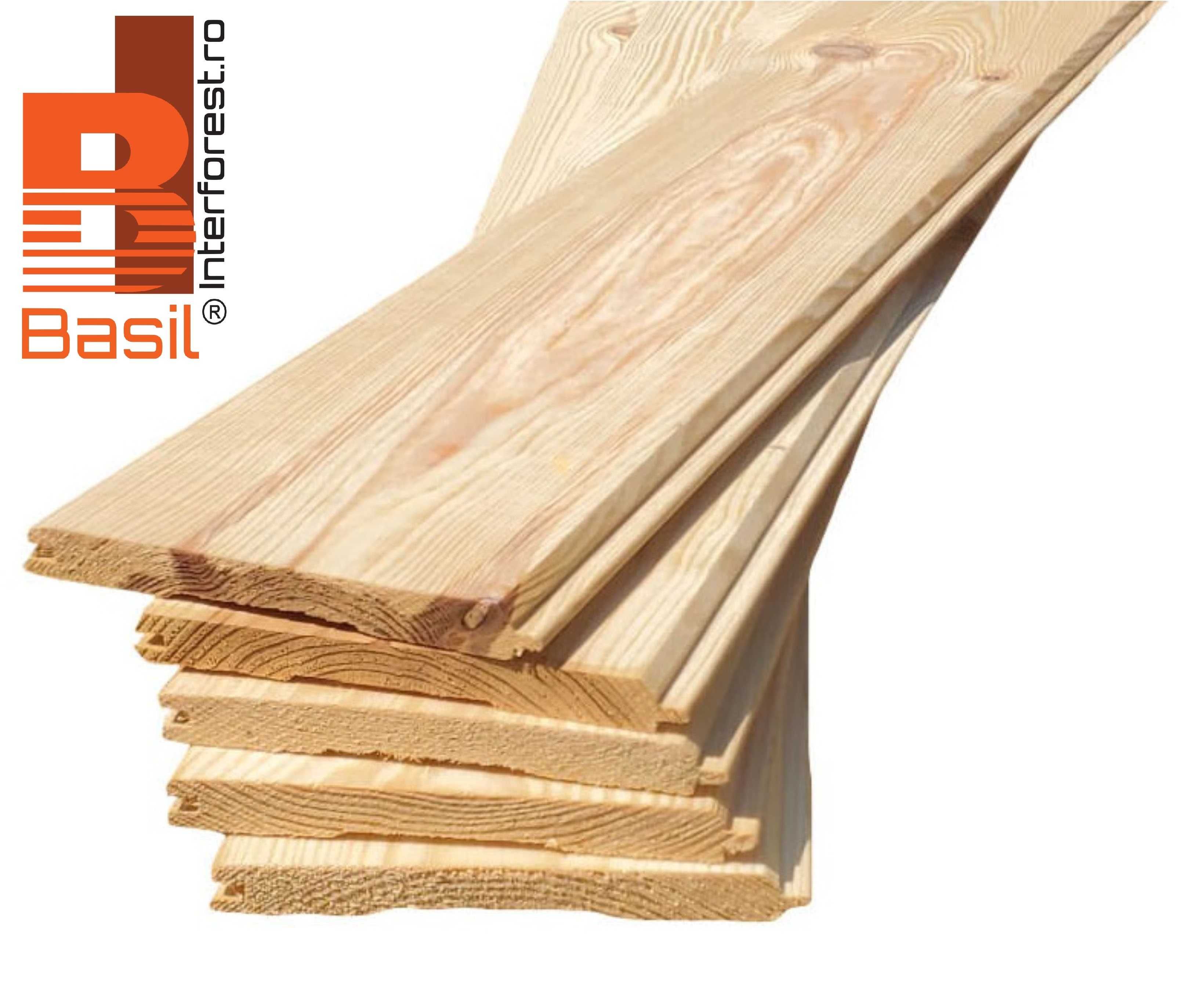 PROMOTIE! Lambriu Basil Interforest® - Pin - 14X144X3985mm