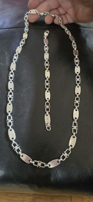 Lant si brățară argint