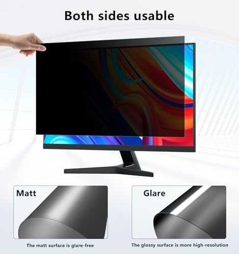 Нови 2 броя Протектор за Поверителност 24" Монитор 16:9 Анти-Отблясък