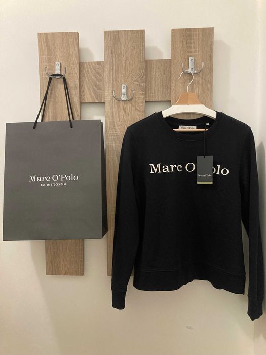 Суичър в тъмно синьо без качулка на Marc O'Polo, нов с етикет