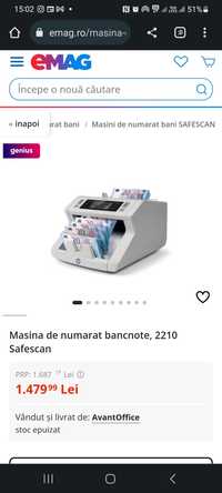 Masina de numarat bancnote, 2210 Safescan