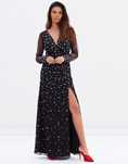 Черна рокля с камъни Miss Selfridge