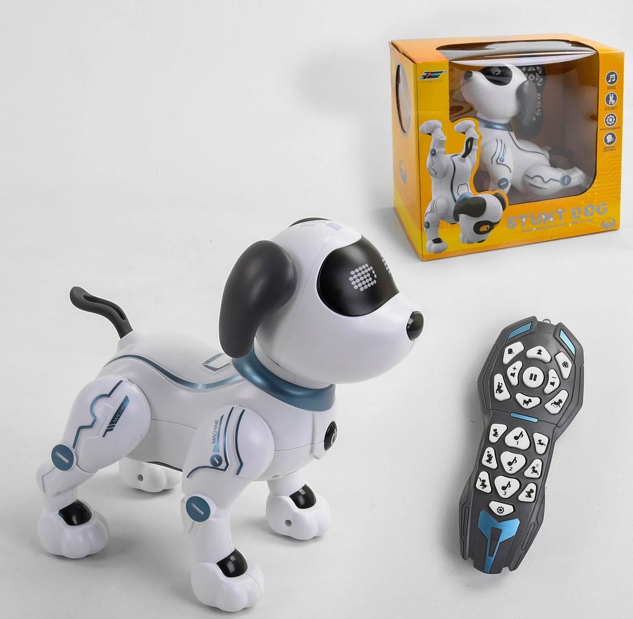 Собака робот на аккумуляторе с пультом управления