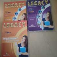 Учебници Legacy B2.1 и B2 за 12 клас + учебна тетрадка подарък.