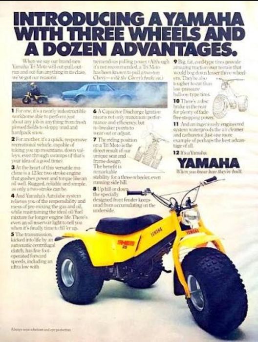 Triciclu Yamaha YT 125cc