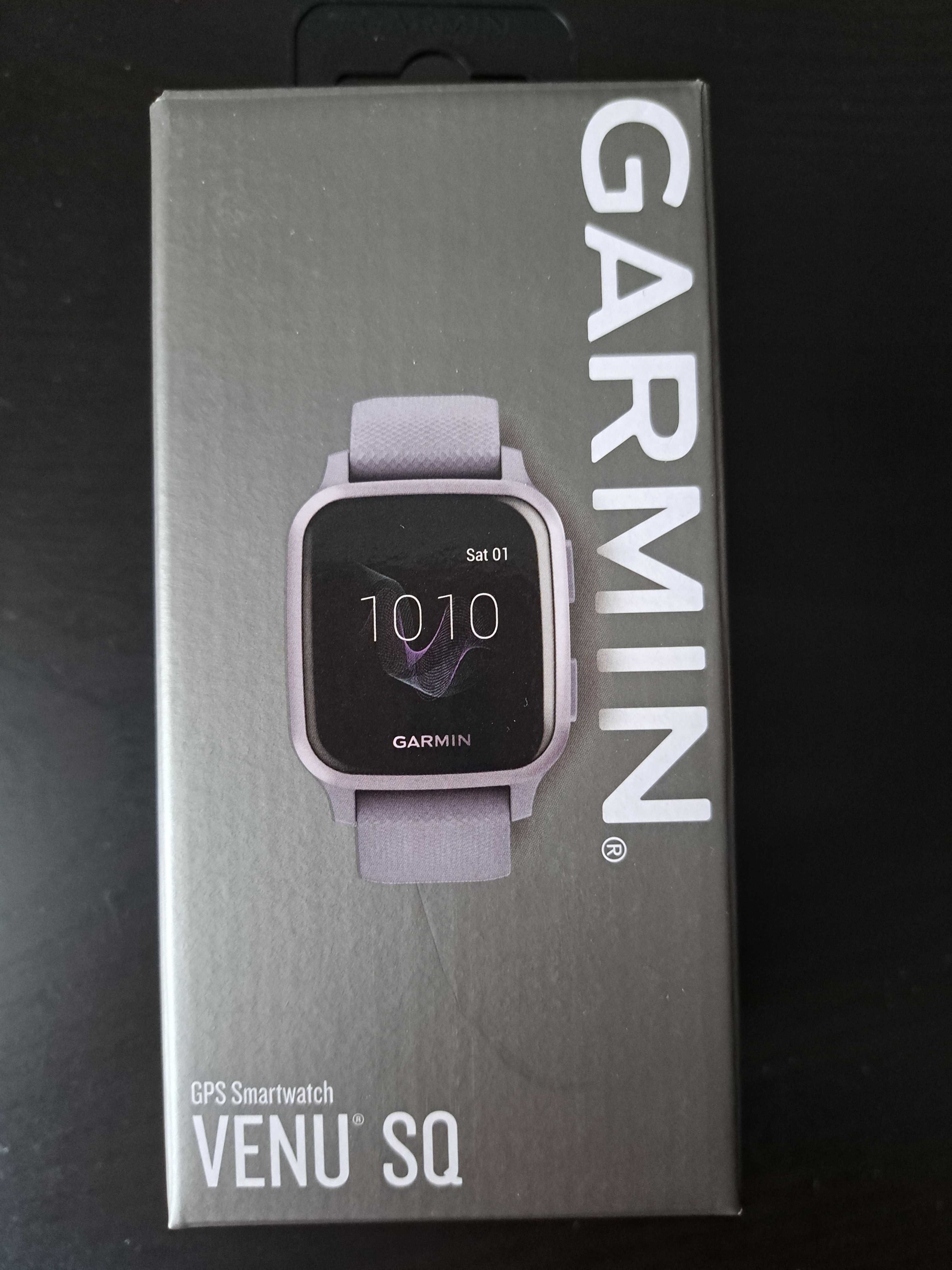 Ceas Garmin Venu SQ cu ecran tactil, puls, oximetru, 20 sporturi