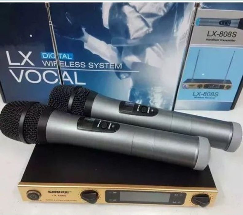 Микрофоны Shure lx 808s  2 на базе.