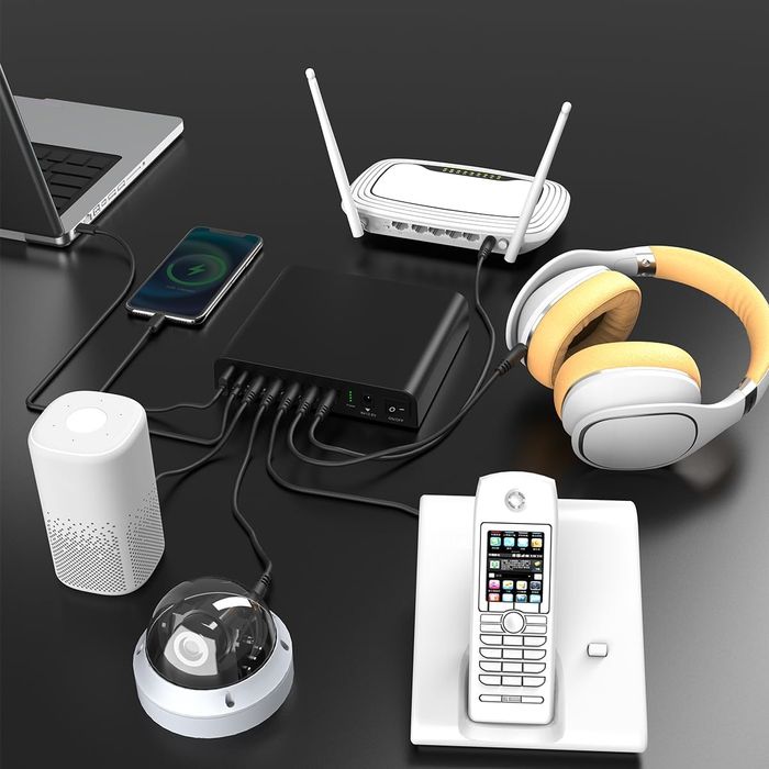 Мини UPS 27000mAh, 12V, 9V, 5V за рутери, видеонаблюдение, фотоапарати