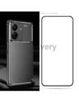 Xiaomi Redmi 14C 13C 13 PRO 5G Pack Husa Carbon Case + Folie Sticla