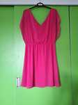 Rochie roz fuchsia mărime M-L, nu Zara, H&M
