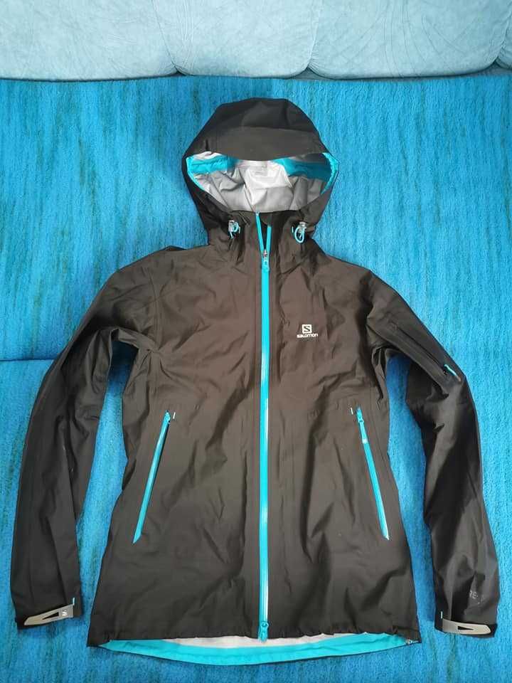 Jacheta Salomon gore-tex S dama si casca S/M