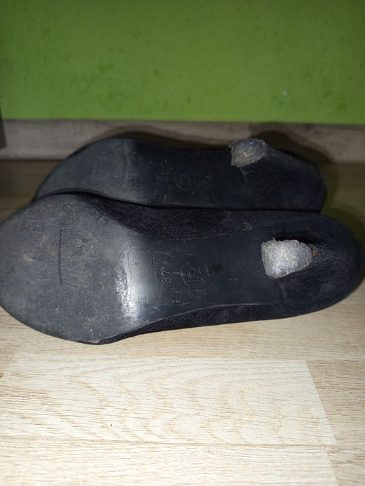 Велурени официални обувки, номер 37
