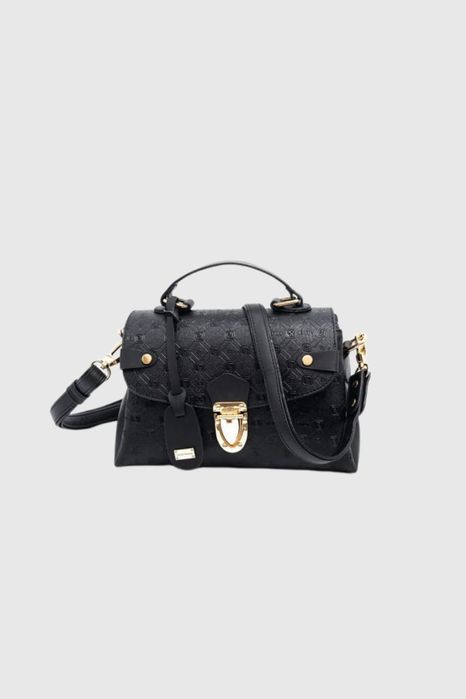 НОВО! ЛИКВИДАЦИЯ! Дамска чанта с метална закопчалка Silver&Polo