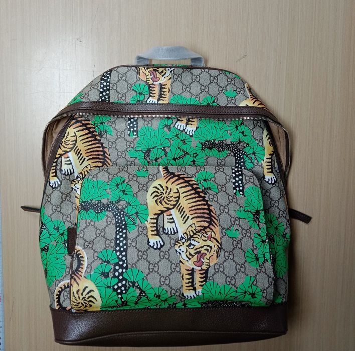 Дамска раница Gucci дамска чанта Гучи tiger тигър