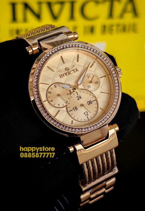 INVICTA Eterna Gold 36 mm, Инвикта нов дамски часовник