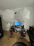 Set complet lumini studio foto/video – umbrele difuze + trepiede