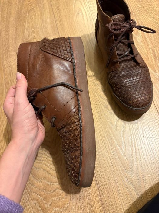 Ghete UGG din piele, marime 45