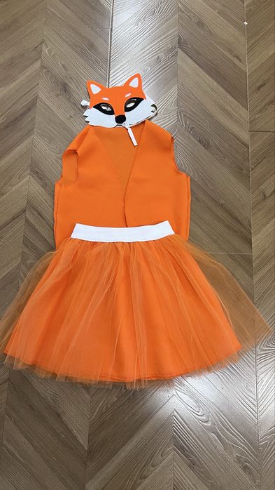 Прокат. Карнавальный костюм лисички на 5-6 и 7-8 лет