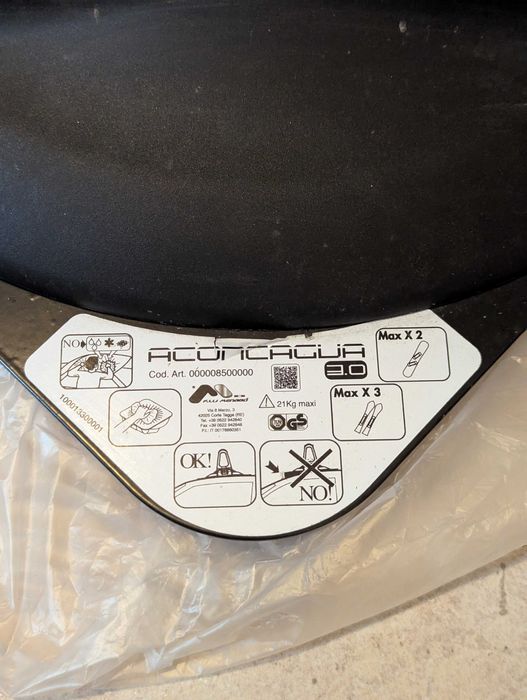 Suport ski/snowboard cu prindere magnetica, 3 perechi ski/2 snowboard