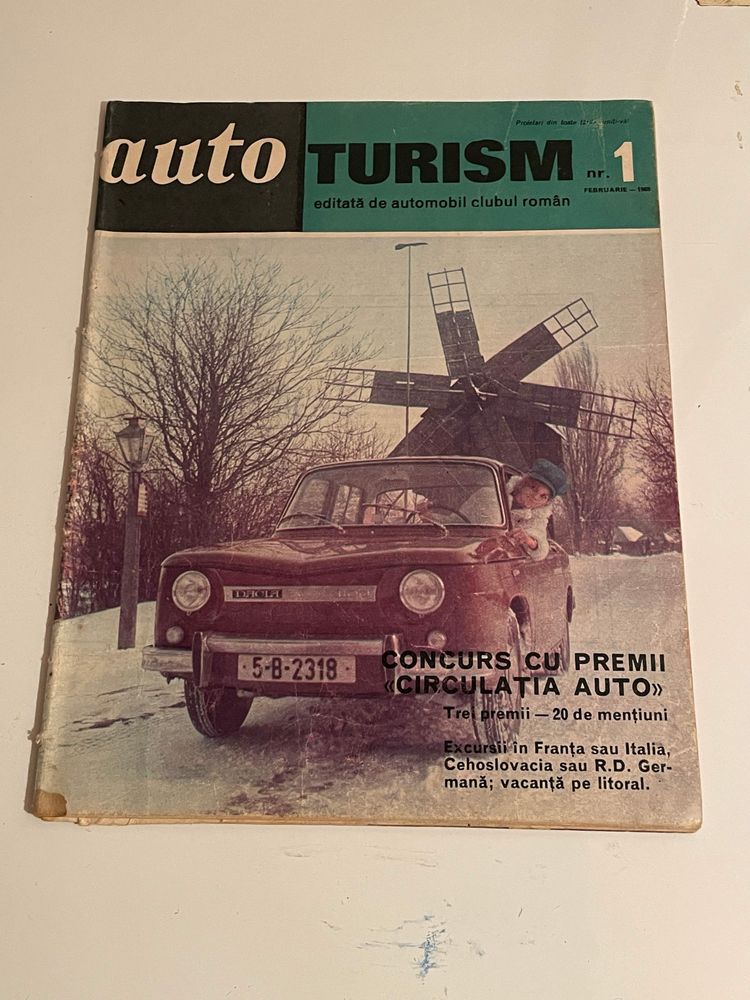 Revista Autoturism anul 1969, nr 1-11 primul an de aparitie