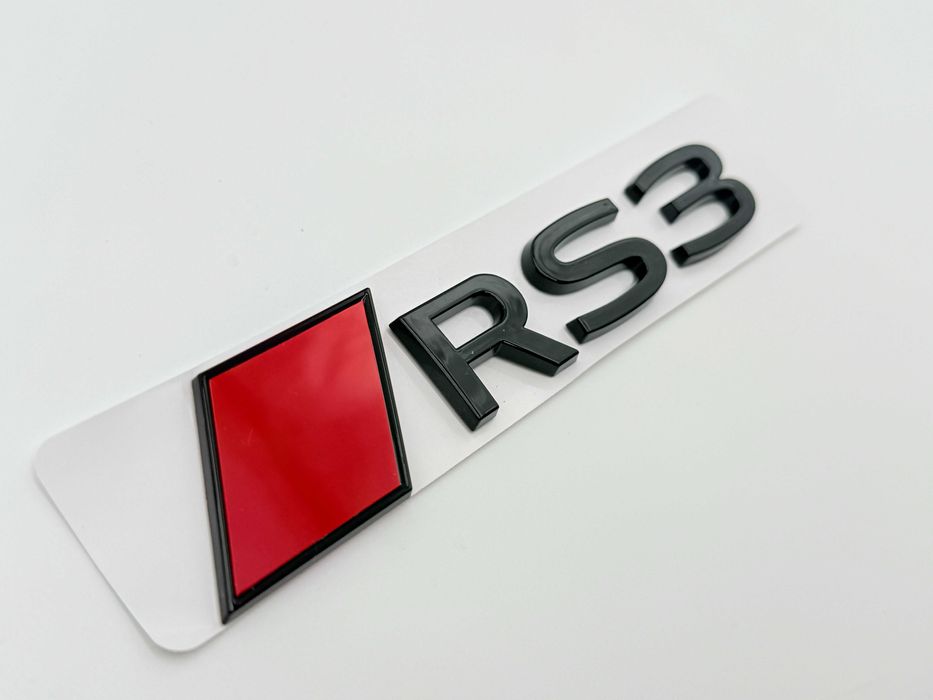 Emblema AUDI RS3 spate negru NOU