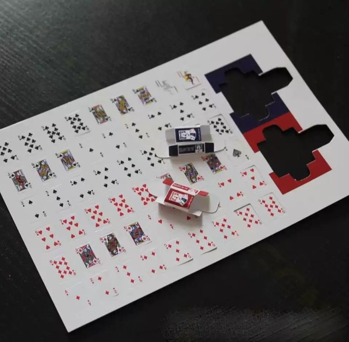 Mini o'yin kartalari (juda kichkina va chiroyli dizayn)