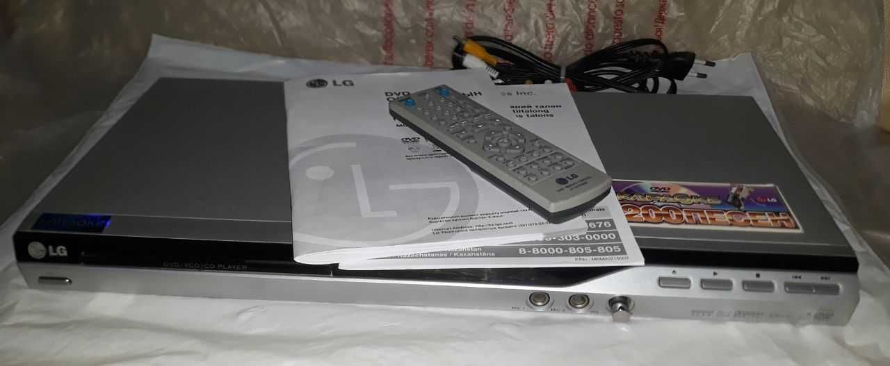 LG  DVD-проигрыватель+karaoke модель DK767.Отличный.