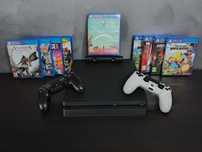 PlayStation 4 + VR + 2 Controllere + 9 Jocuri