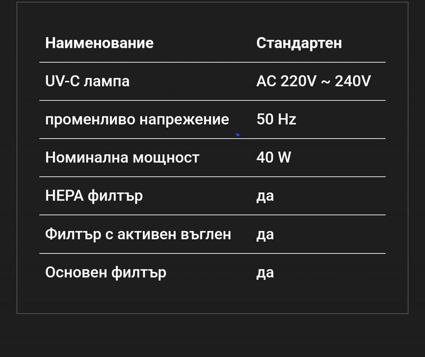 Пречиствател за въздух