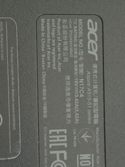 Acer Aspire 5 A515-51G-53VC – i5 8250U • 12GB RAM • SSD 120GB •  MX150