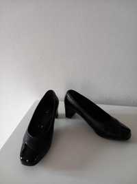 Pantofi dama, piele, negru, marimea 38