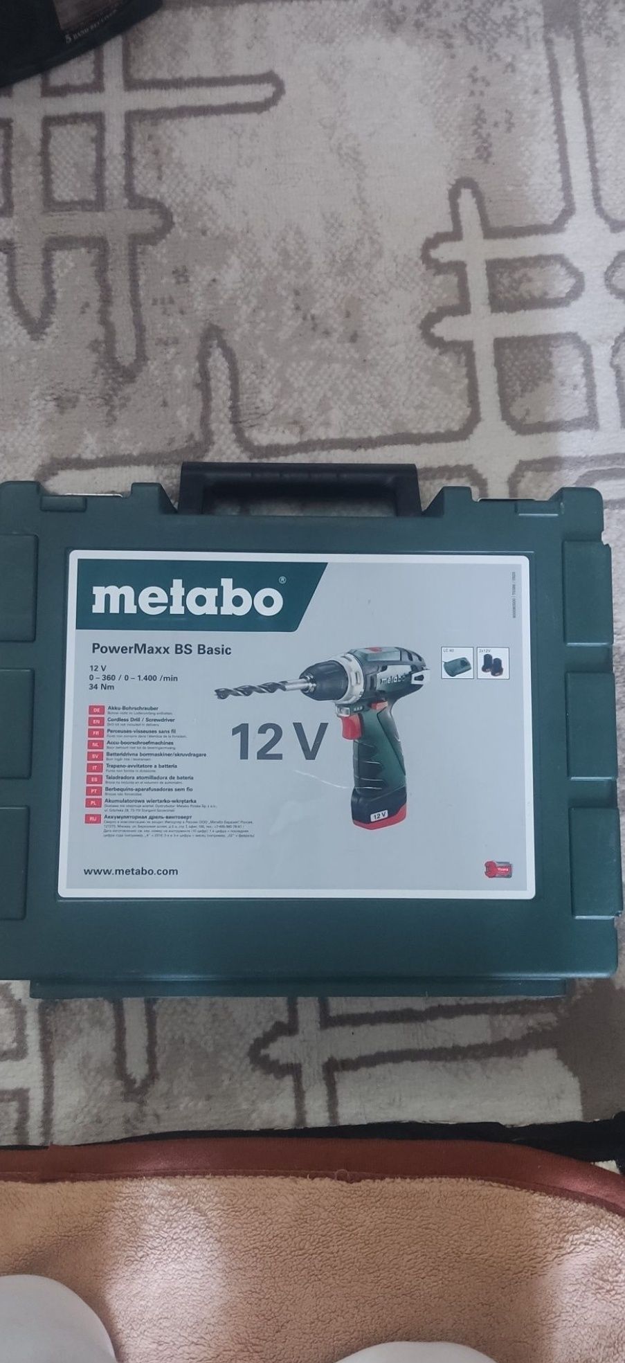 Metabo 12 V шуруповерт