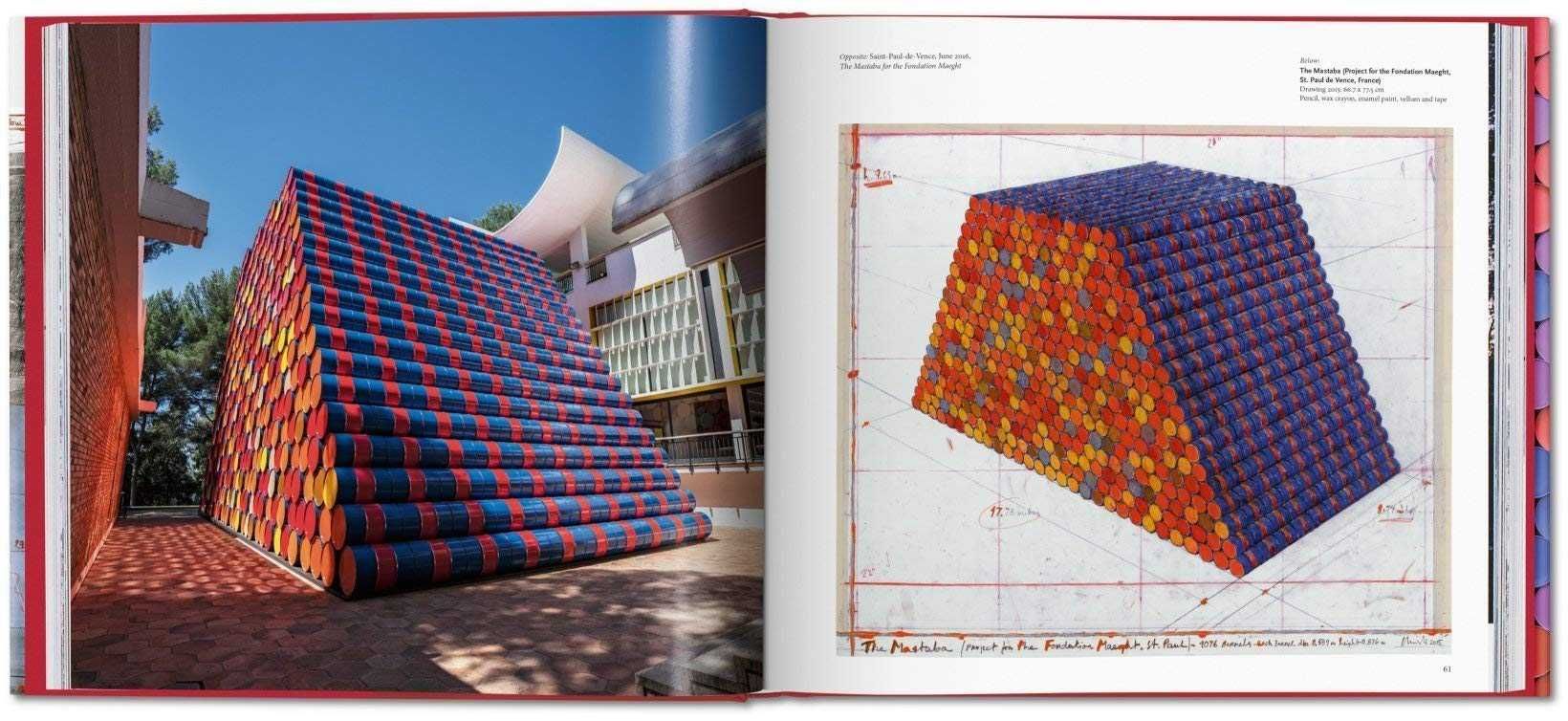 Christo and Jeanne Claude Barrels and the Mastaba carte arta urbana