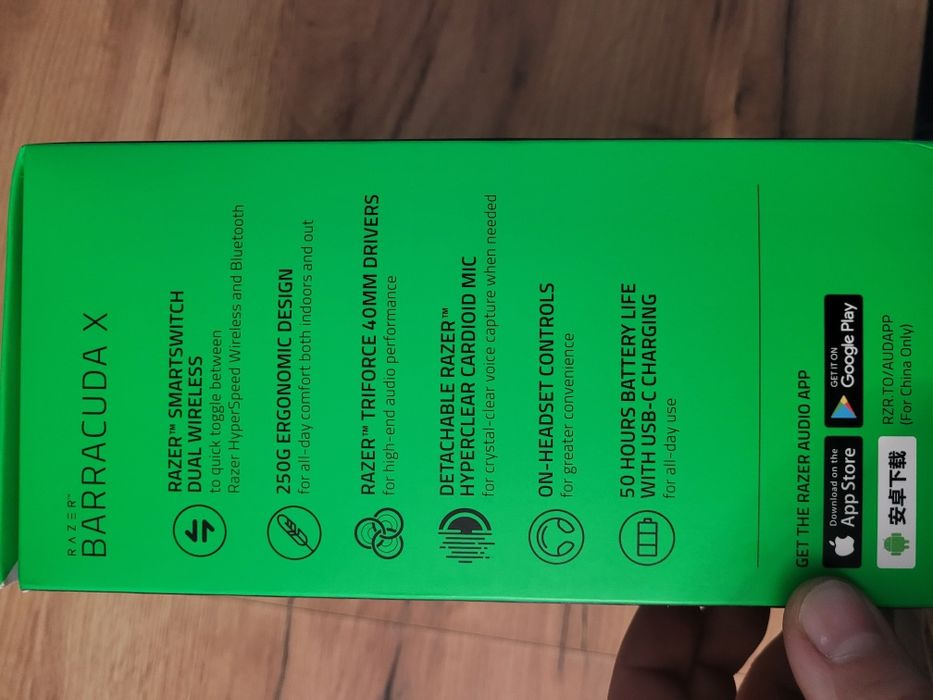 Razer BARRACUDA X Слушалки за Windows и Android безжични