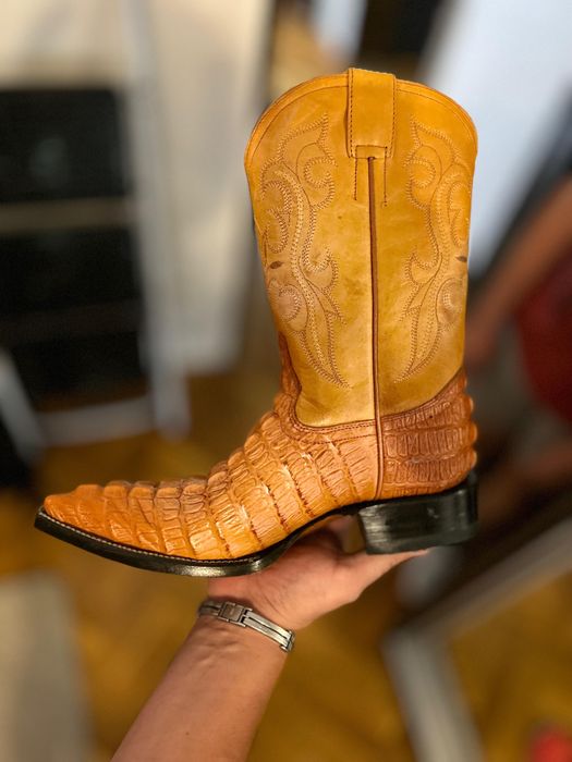 Cizme din piele de cricodil 100%