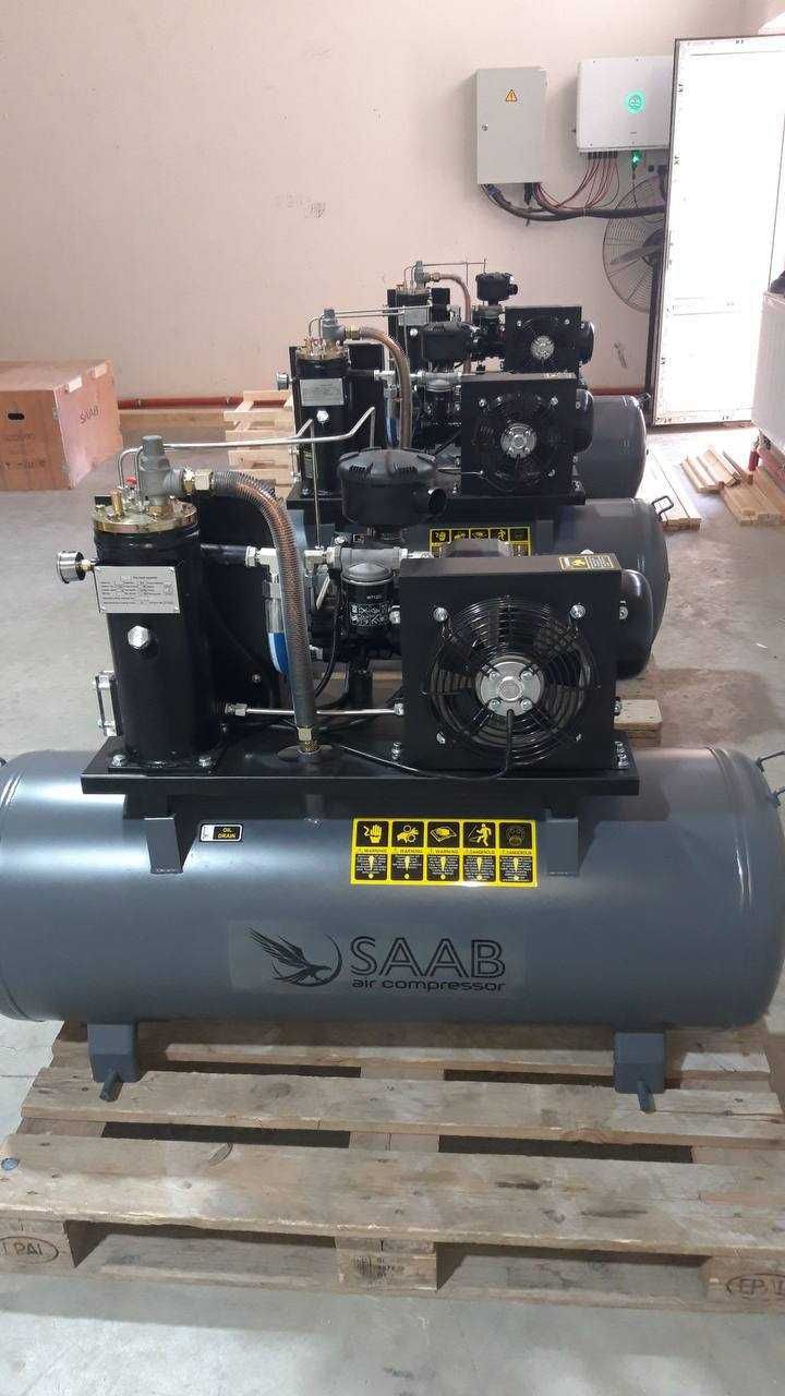 Vintovoy kompressor 3 kw SAAB  150l  Vintovoy kampressor