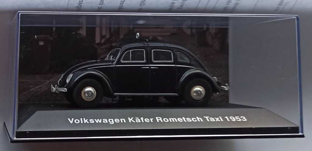 Macheta VW Kafer Rometsch TAXI 1953 - Altaya 1/43 Volkswagen