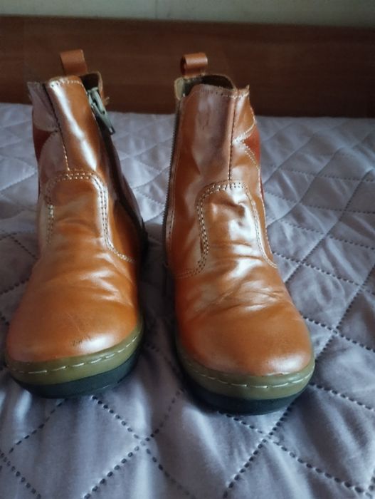 Детски кожени ботуши размер 27