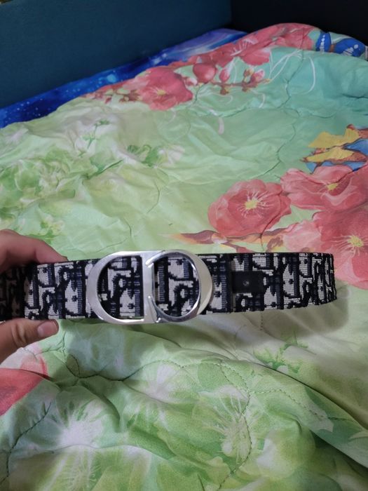 Curea Christian Dior cu catarama din argint 110 cm noua