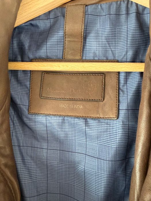 Мъжко кожено яке Massimo Dutti XXL